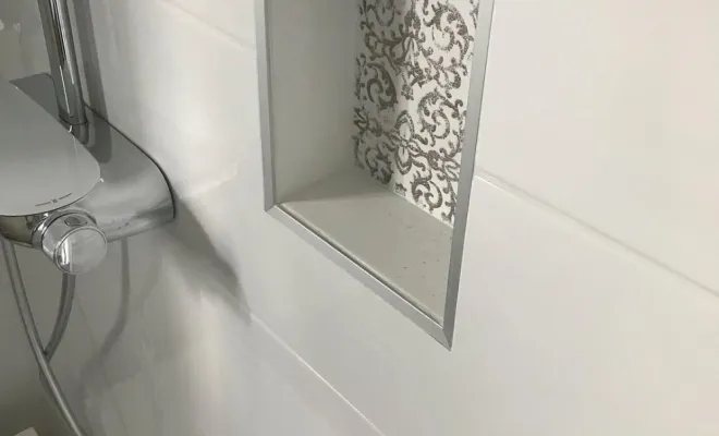 POSE DE CARRELAGE EN MOSAÏQUE POUR UNE SALLE DE BAIN D'UNE MAISON À POISY, Annecy, Impoco Catania