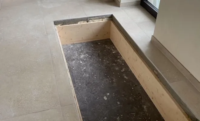 RÉNOVATION D'UNE SALLE DE BAIN AVEC BAIGNOIRE AVEC POSE DE CARRELAGES EN MOSAÏQUES À ANNECY, Annecy, Impoco Catania