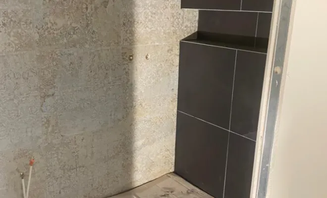 RÉNOVATION D'UNE SALLE DE BAIN AVEC BAIGNOIRE AVEC POSE DE CARRELAGES EN MOSAÏQUES À ANNECY, Annecy, Impoco Catania