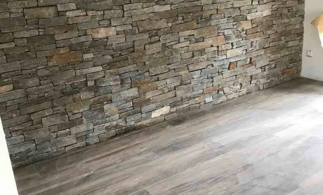 Pose d'un mur de pierre effet Stone 3D à Thônes : un rendu naturel et élégant, Annecy, Impoco Catania