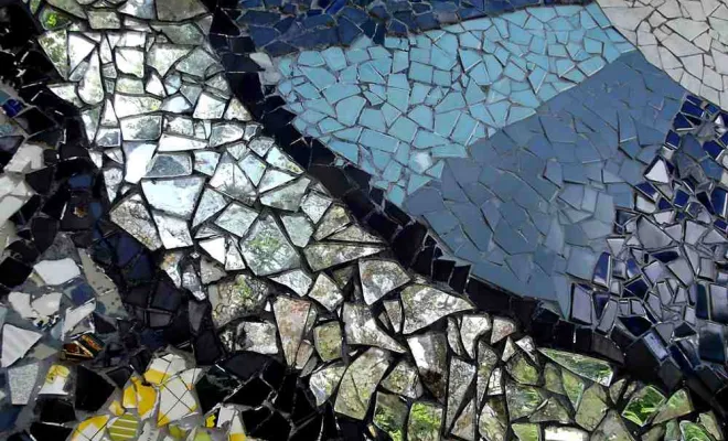 Mosaïque, pierre et faïence, Annecy, Impoco Catania